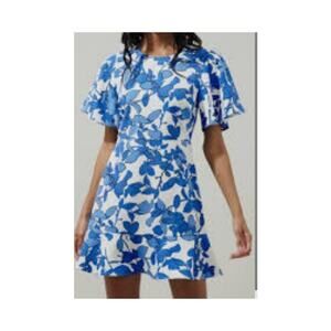SugarLips Khol Floral Flouncy Mini Easter Dress complete w Jewelry Ensemble 217